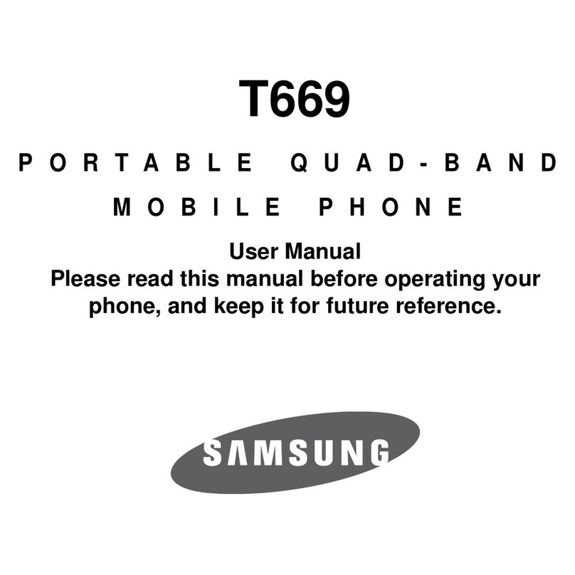 Samsung T669 User manual
