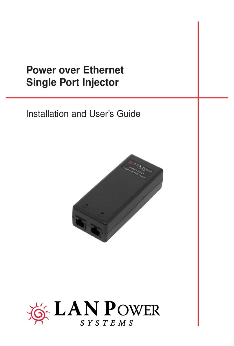 LAN Power Systems LP2521 Installation and user guide