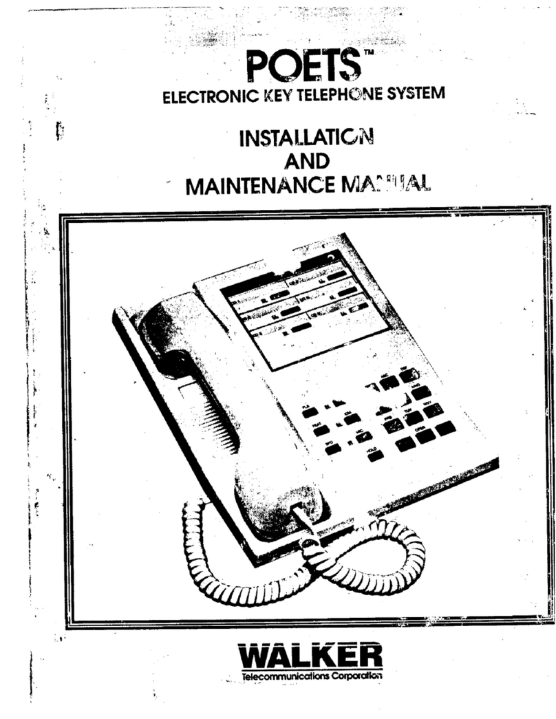 Walker Poets Installation and maintenance manual