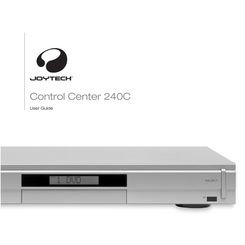 JOYTECH Control Center 240C user guide