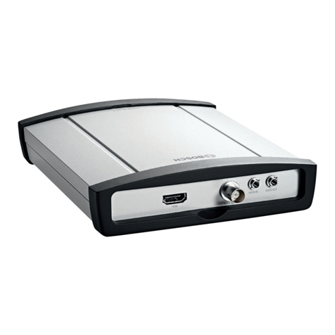 Bosch VIDEOJET decoder 3000 User manual