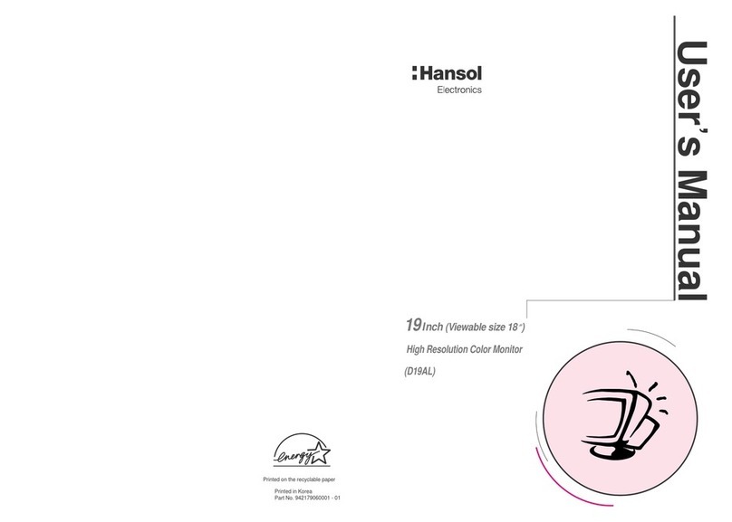 Hansol D19AL User manual