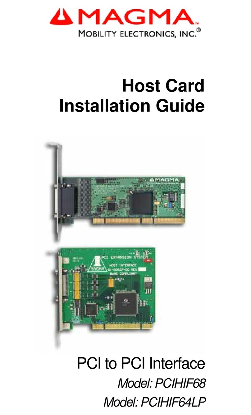 Magma PCIHIF68 User manual