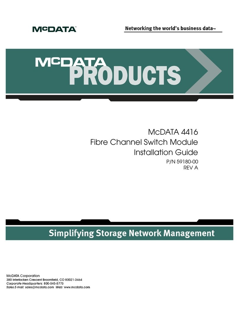McDATA 4416 User manual