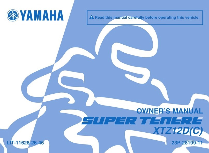 Yamaha XTZ12D(C) User manual Yamaha XTZ12D(C) User manual