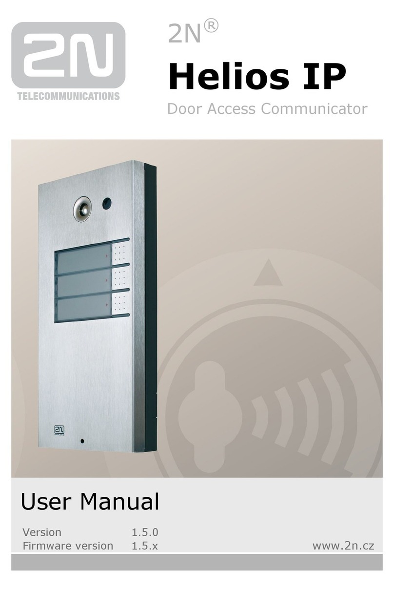 2N Helios IP User manual 2N Helios IP User manual