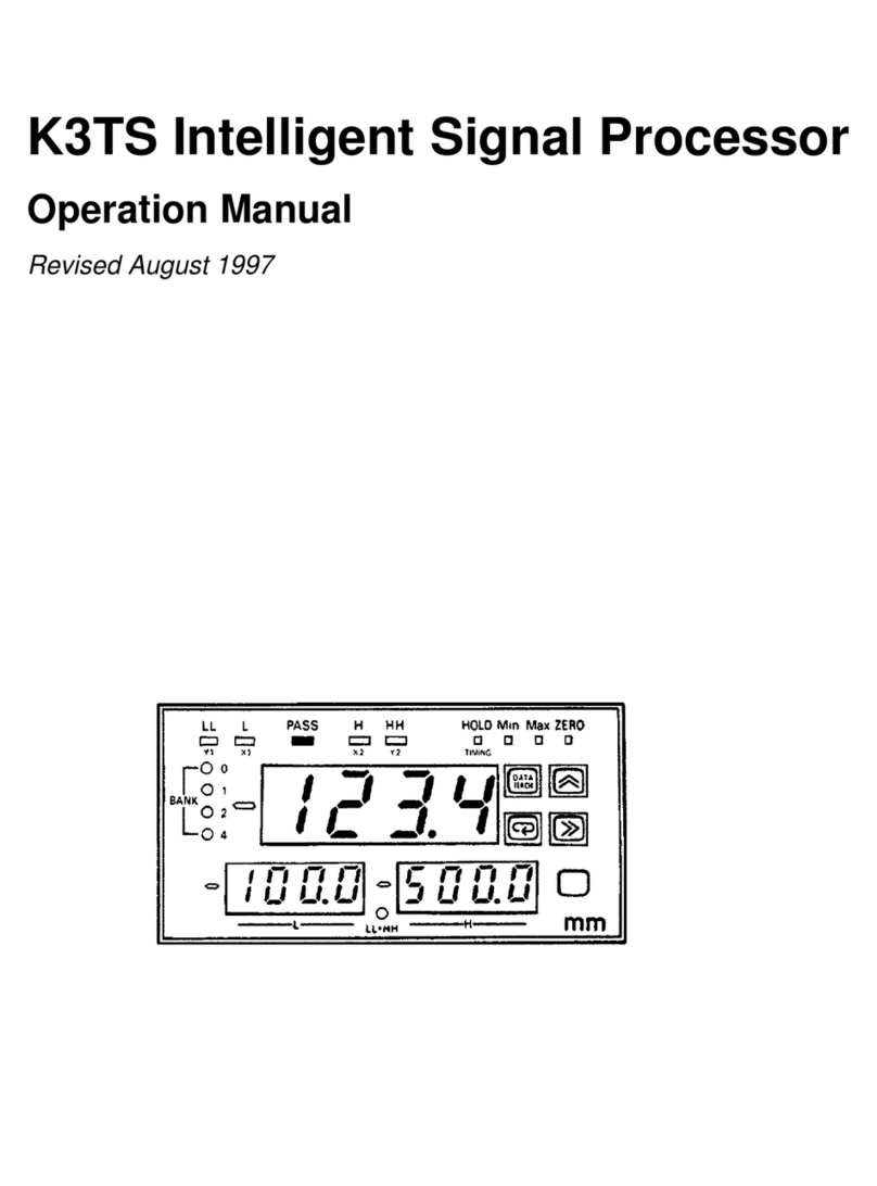 Omron K3TS User manual