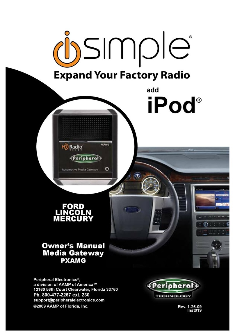 iSimple PXAMG User manual