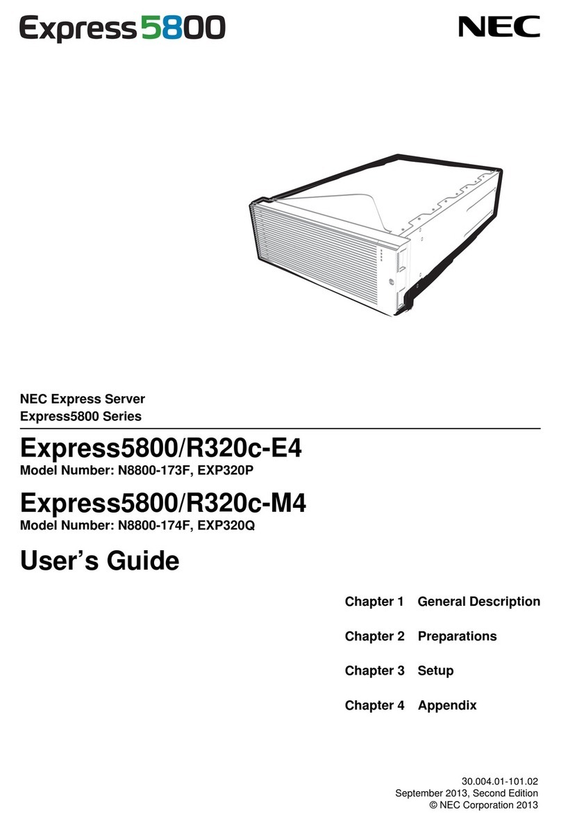 NEC R320c-E4 User manual