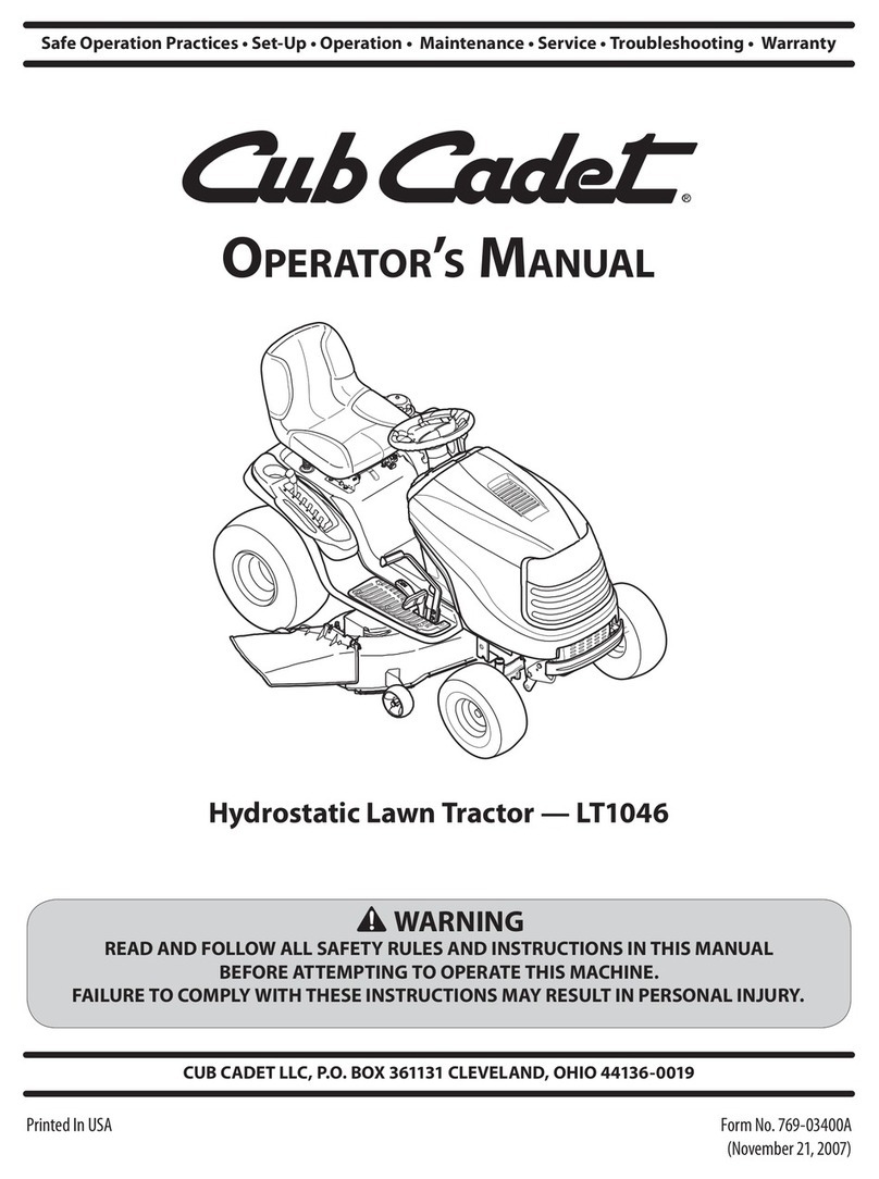 Cub Cadet LT1046 Operator's manual