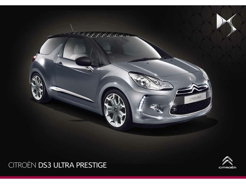 CITROEN DS3 ULTRA PRESTIGE User manual CITROEN DS3 ULTRA PRESTIGE User manual