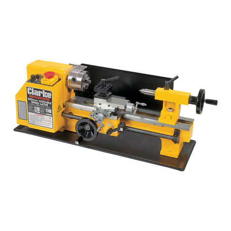 Clarke MetalWorker CL300M Installation and operation manual