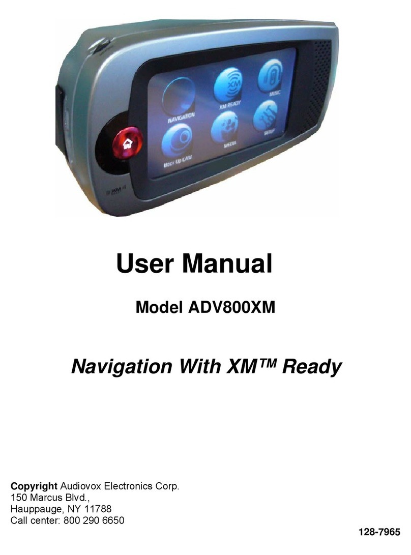 Audiovox ADV800XM user manual