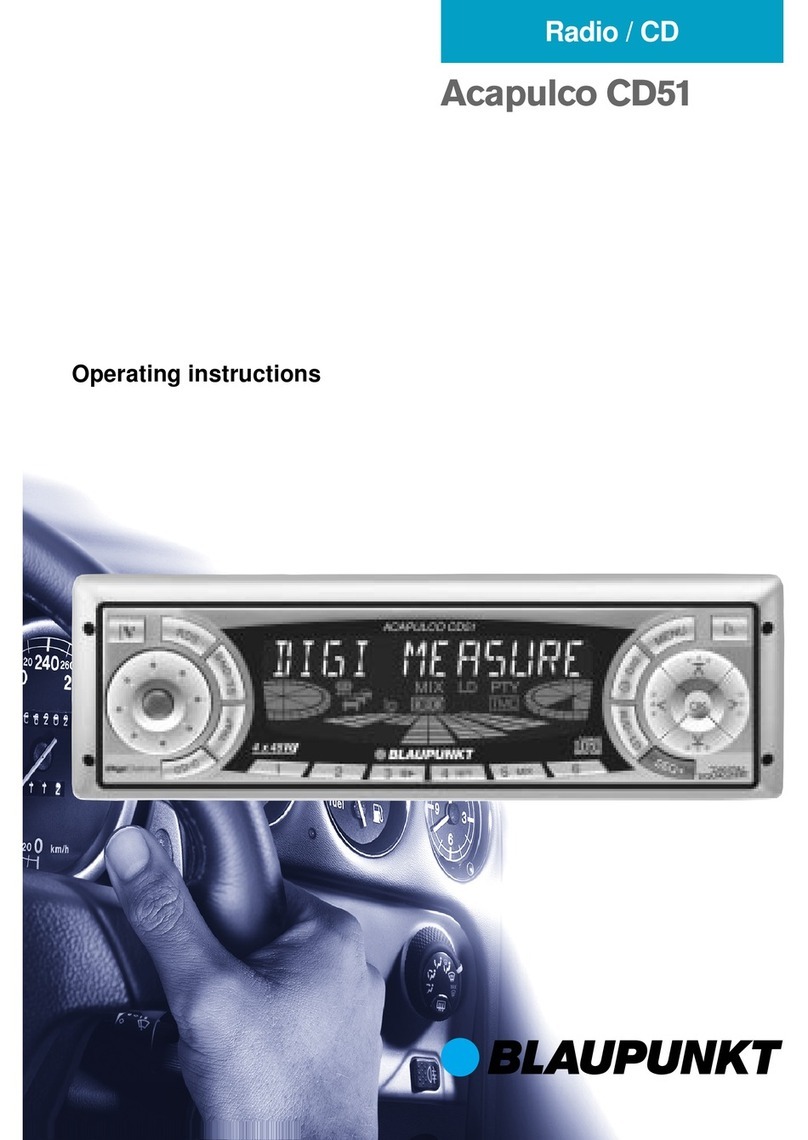 Blaupunkt Acapulco CD51 User manual