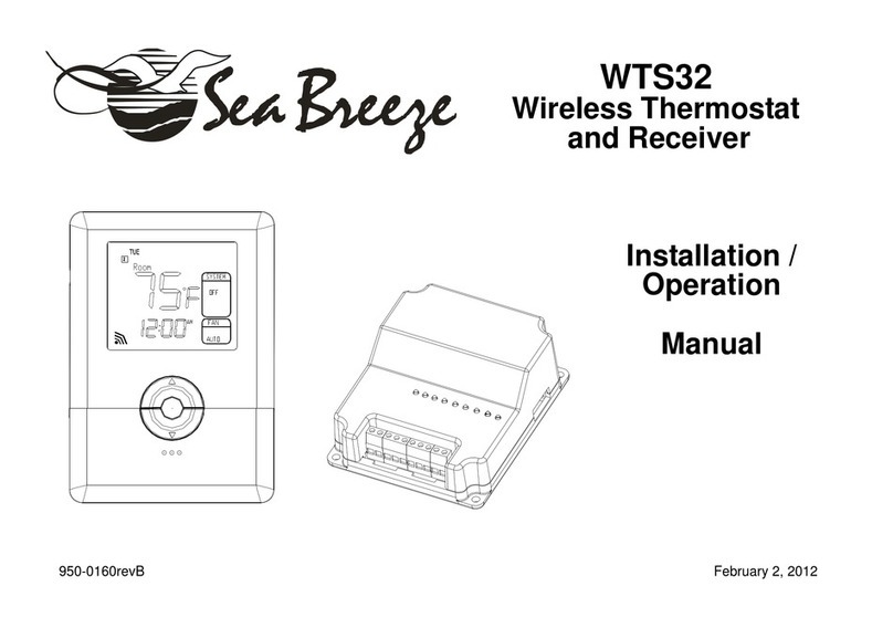 Seabreeze WTS32 Installation & operation manual
