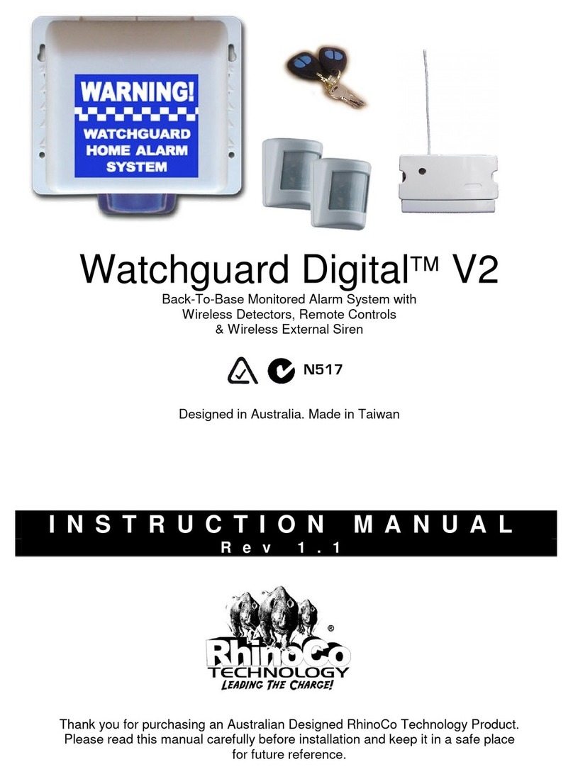RHINO Watchguard Digital V2 instruction manual