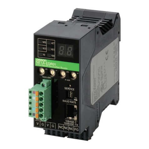 Omron NE1A-EDR01 Operation manual