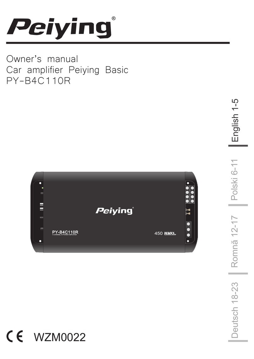 Peiying PY-B4C110R owner's manual
