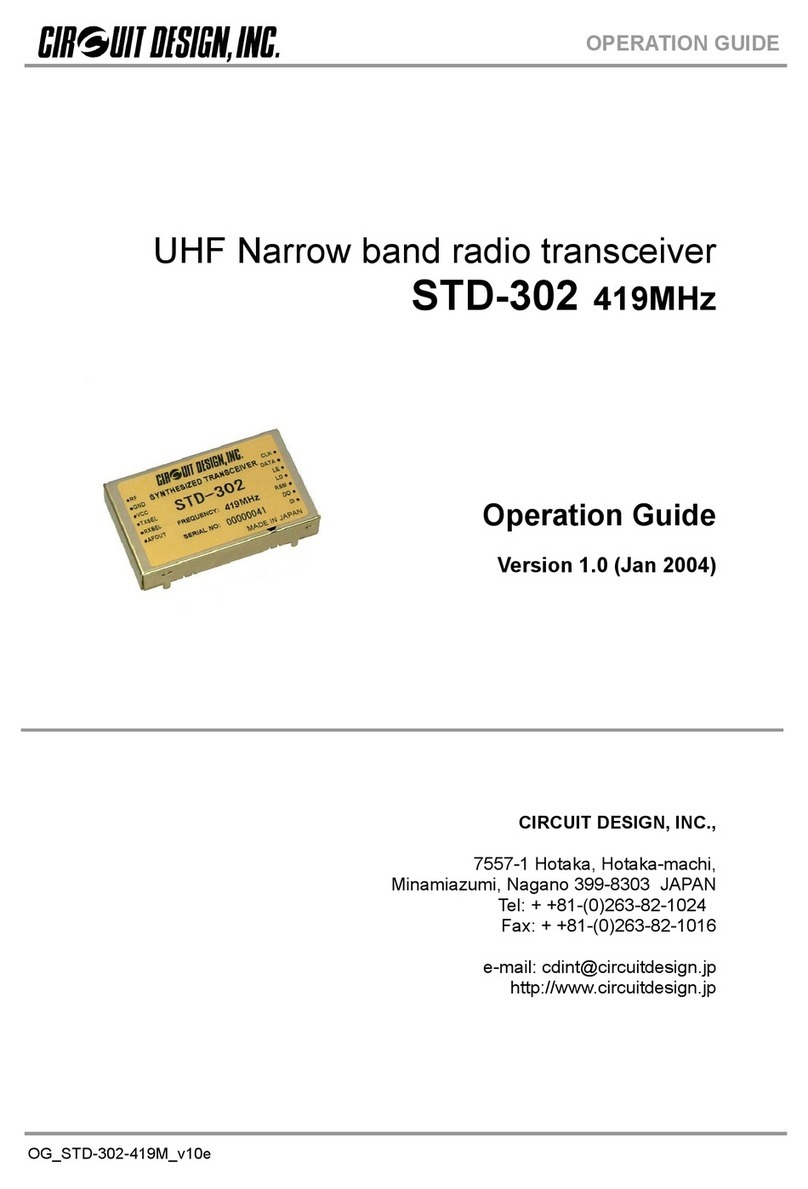 CIRCUIT DESIGN STD-302 User manual CIRCUIT DESIGN STD-302 User manual