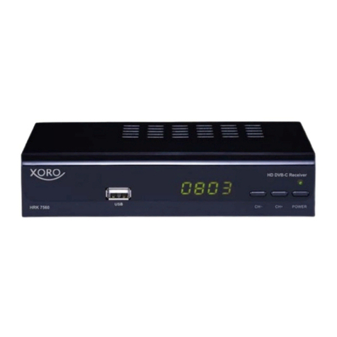 Xoro HRK 7560 user manual