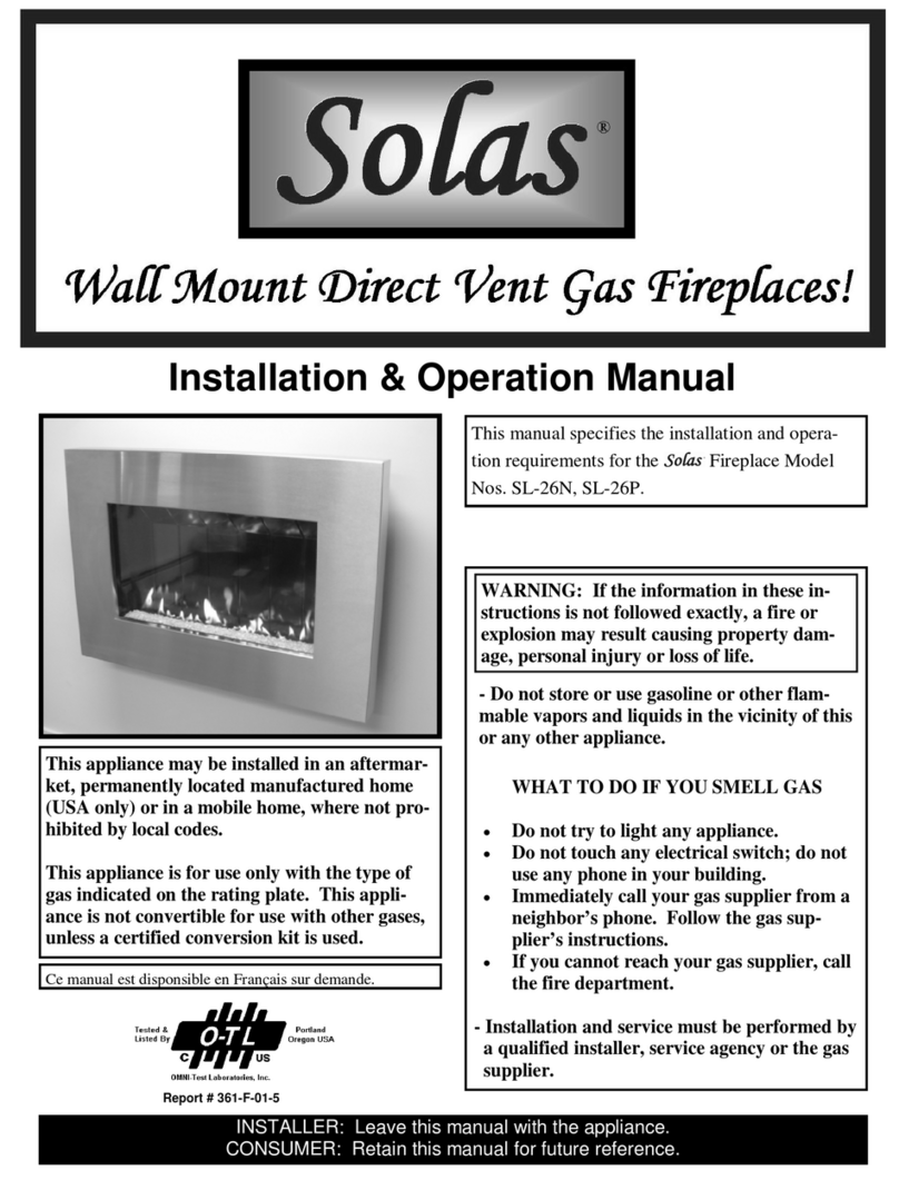 Solas SL-26N Installation & operation manual Solas SL-26N Installation & operation manual