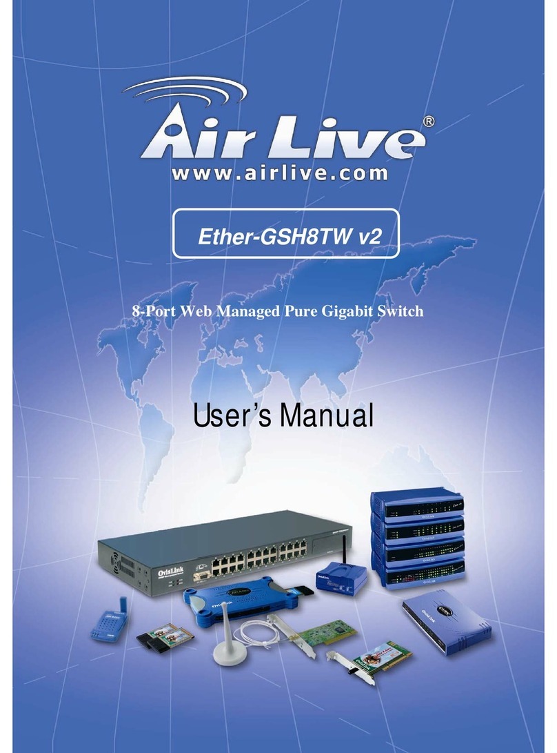 AirLive Ether-GSH8TW v2 User manual