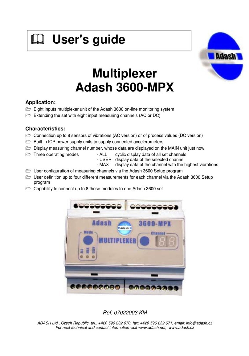 Adash 3600-MPX user guide