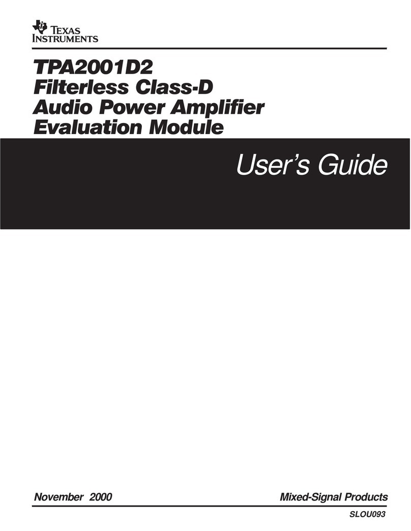 Texas Instruments TPA2001D2 User manual