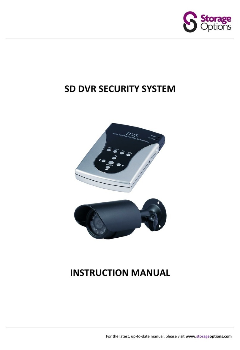 Storage Options SD DVR instruction manual