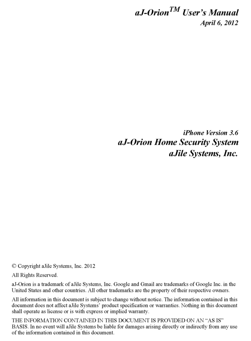 aJile Systems aJ-Orion user manual