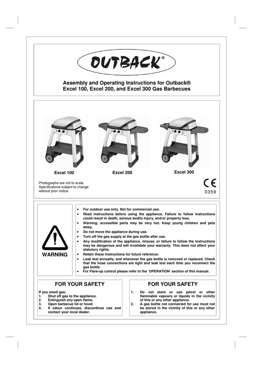 Outback Excel 100 User manual