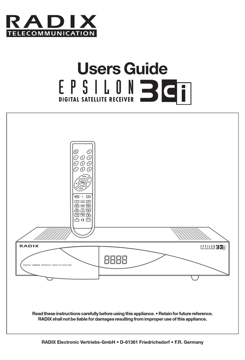 Radix EPSILON 3 ci user guide