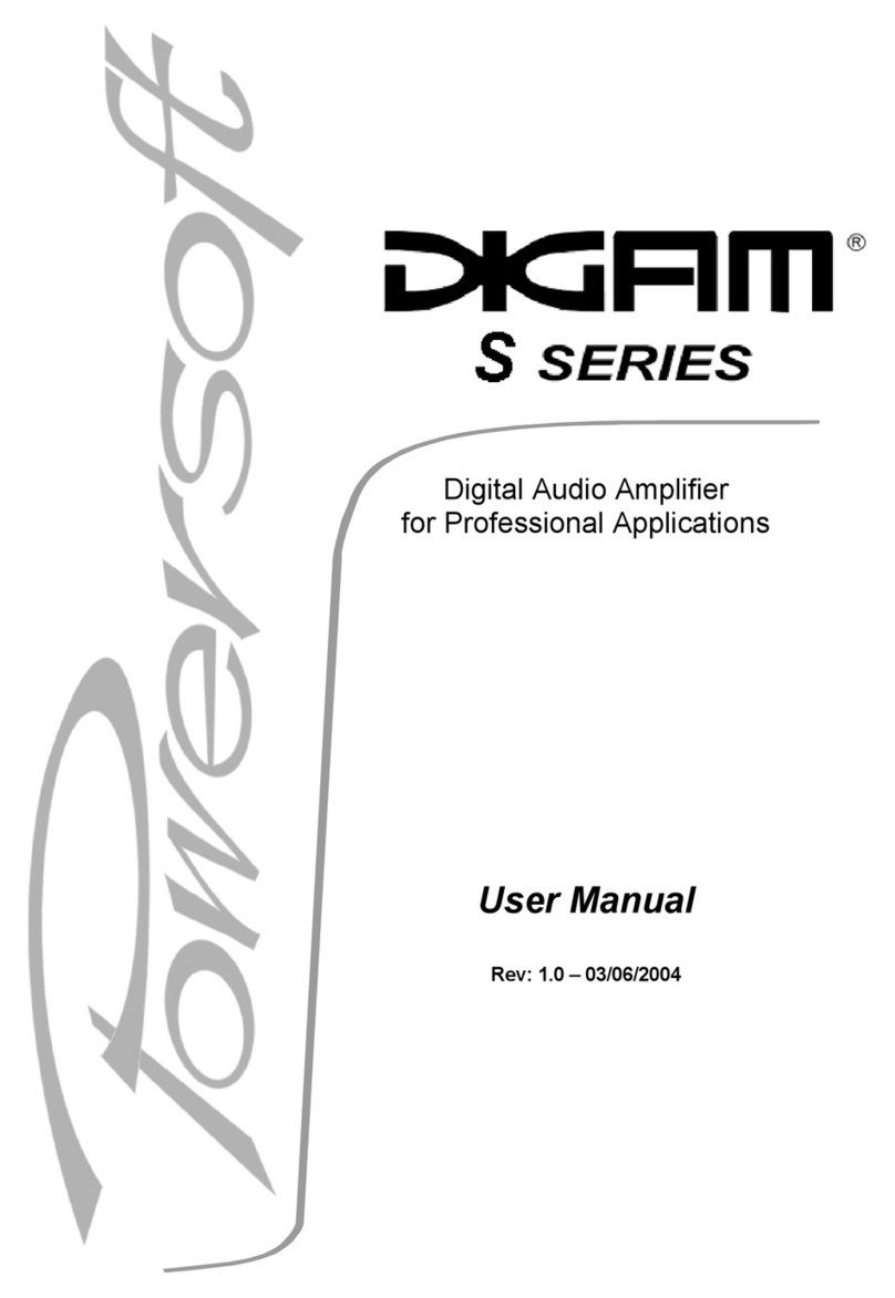 powersoft S Series user manual