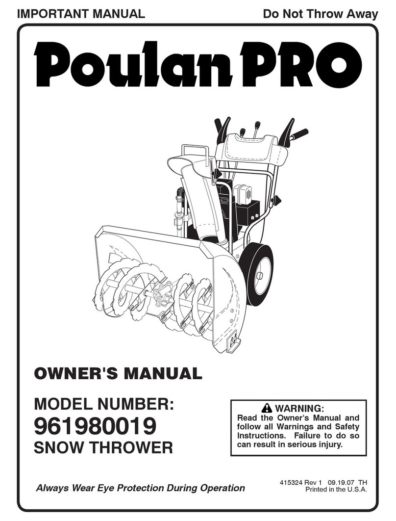Poulan Pro 961980019 owner's manual