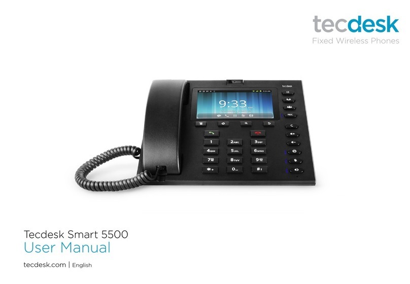 Tecdesk Smart 5500 user manual