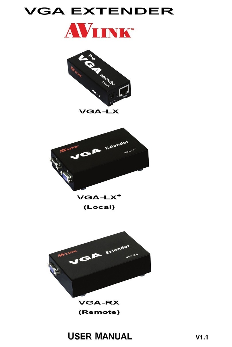 AVLink VGA-LX User manual