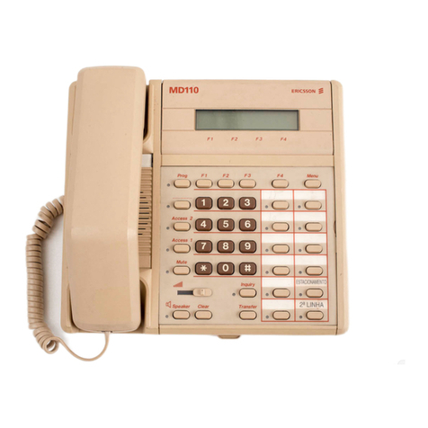 Ericsson MD110 User manual Ericsson MD110 User manual