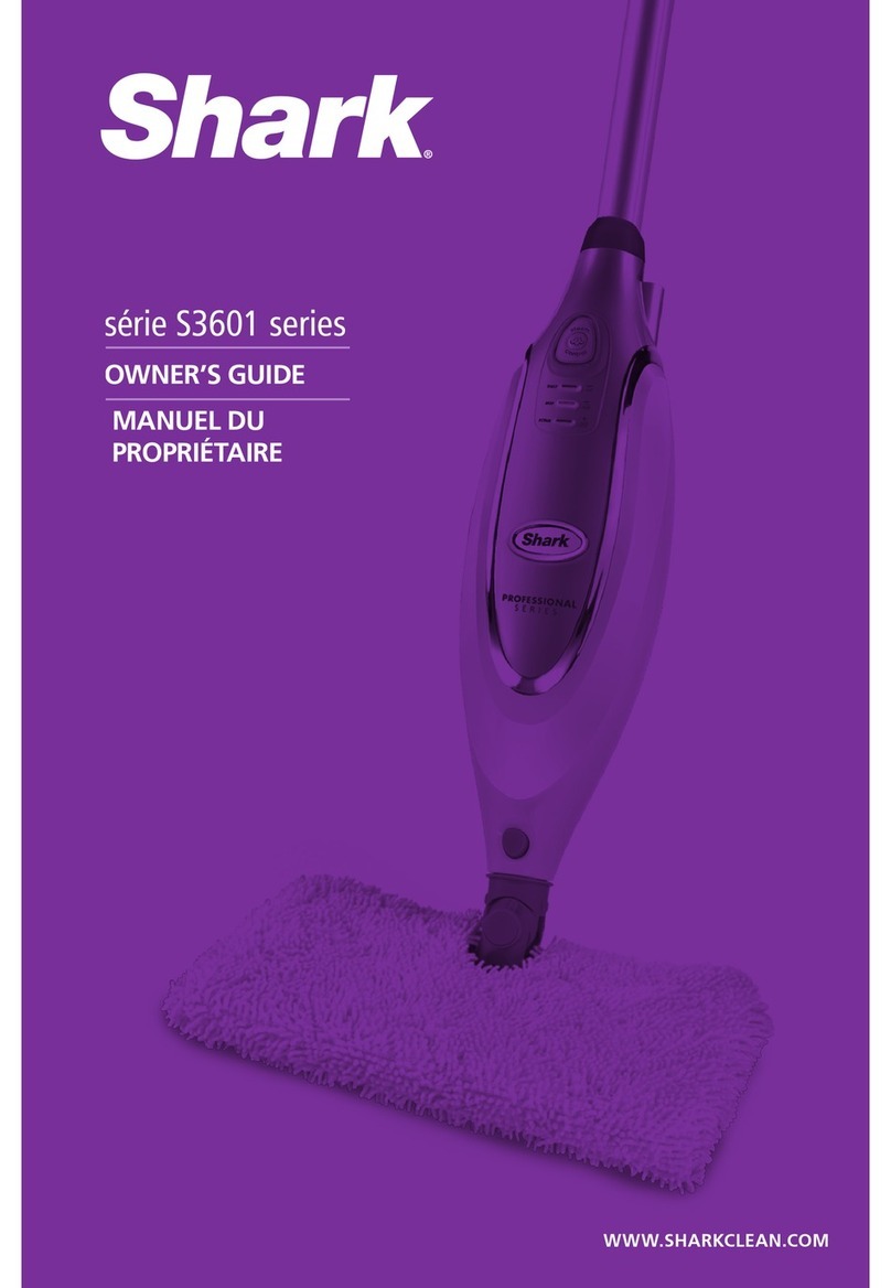 Shark S3601 series owner's guide Shark S3601 series owner's guide