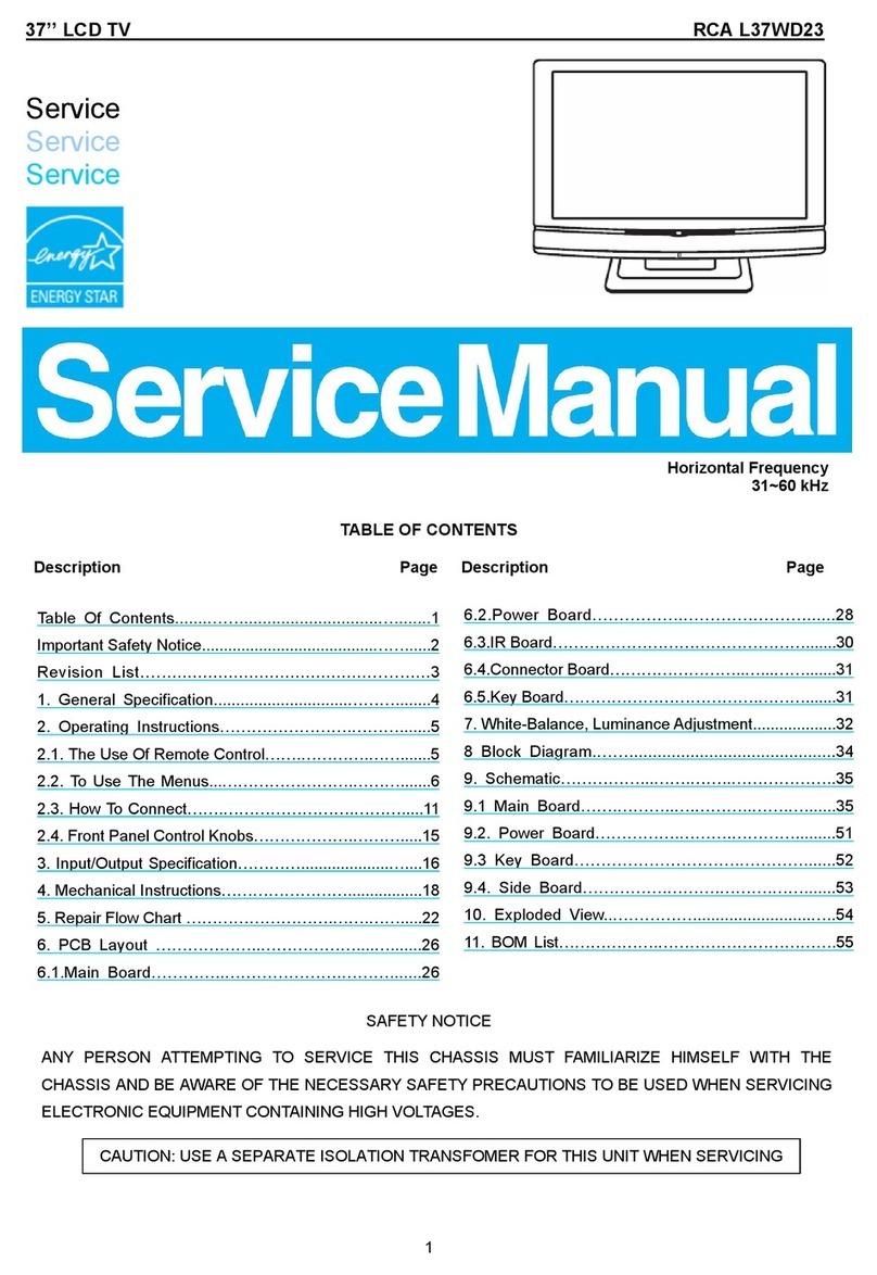 RCA L37WD23 User manual RCA L37WD23 User manual