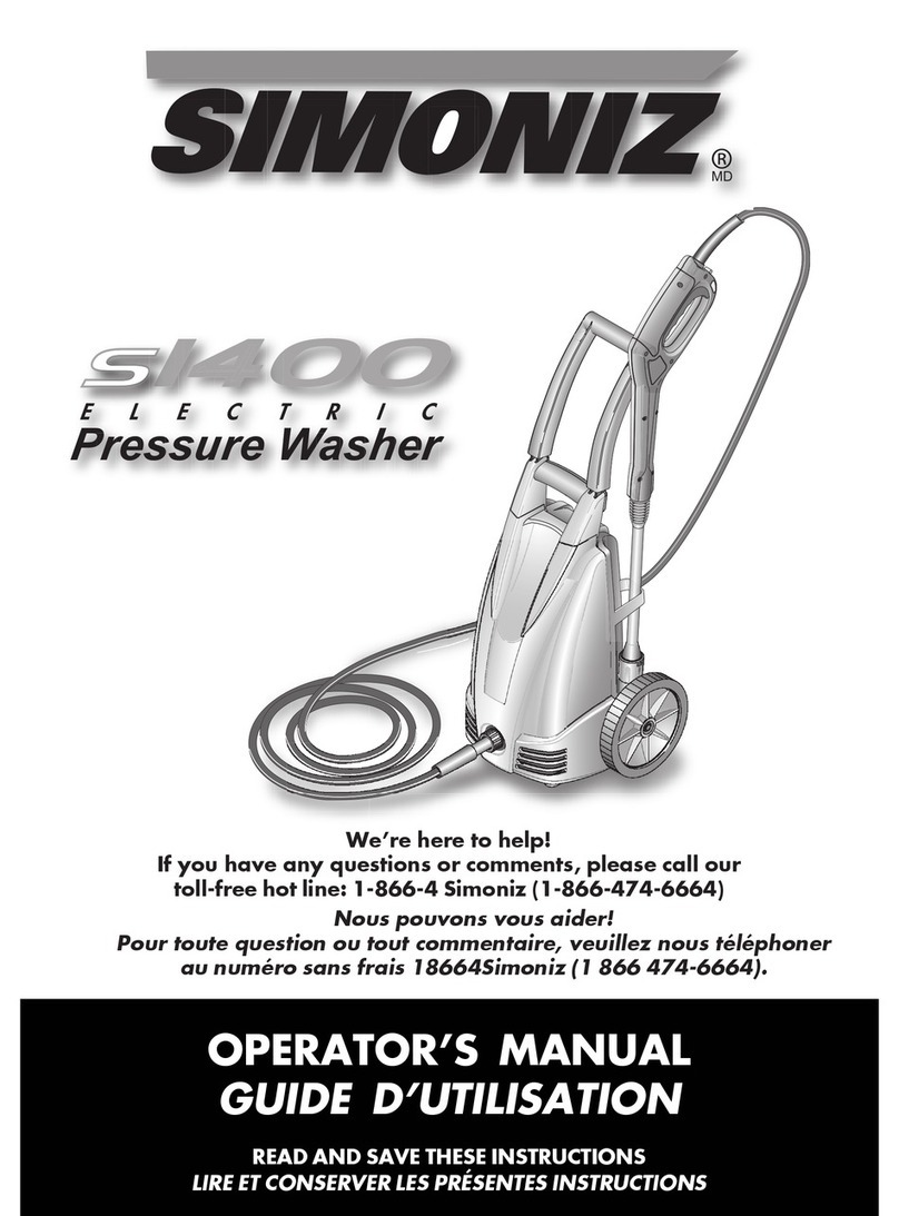 Simoniz S1400 User manual