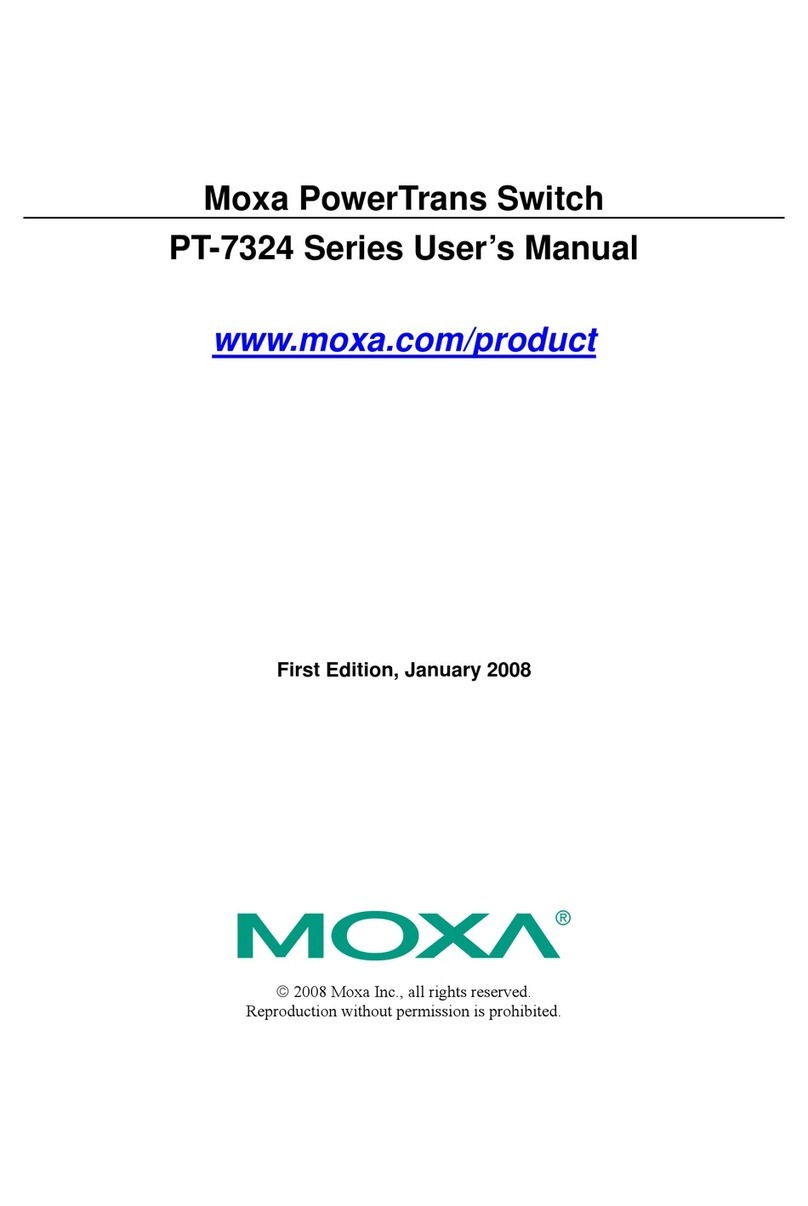 Moxa Technologies PT-7324 Series User manual Moxa Technologies PT-7324 Series User manual
