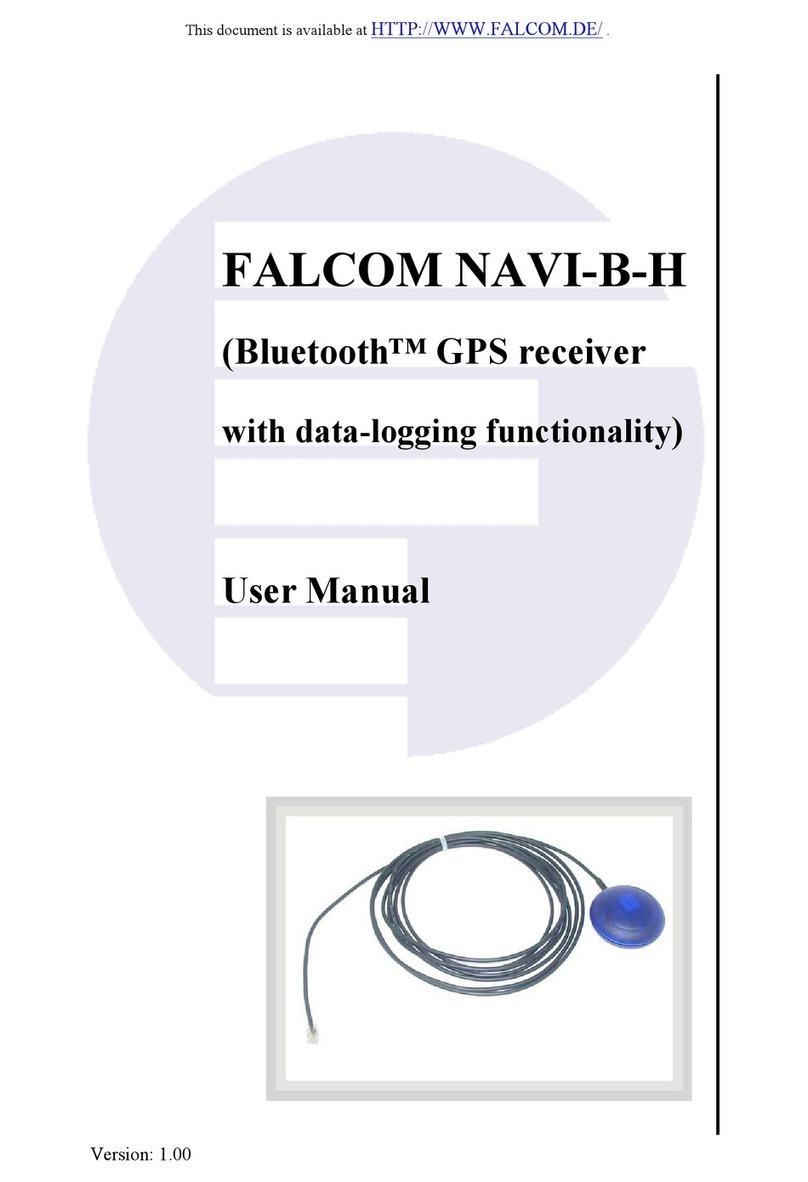 FALCOM NAVI-B-H User manual FALCOM NAVI-B-H User manual
