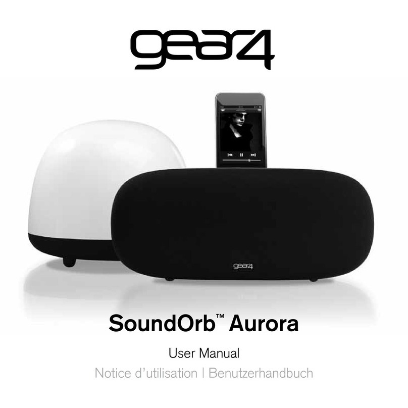 Gear4 SoundOrb Aurora user manual