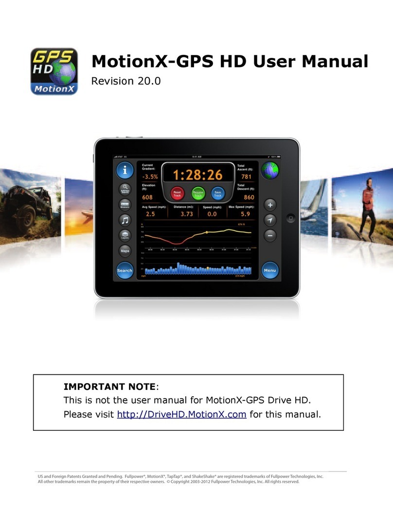 Fullpower MotionX-GPS HD user manual