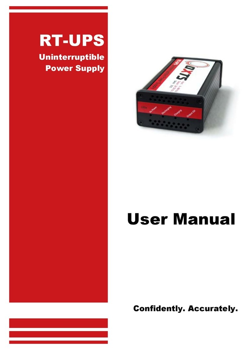 OXTS RT-UPS user manual OXTS RT-UPS user manual