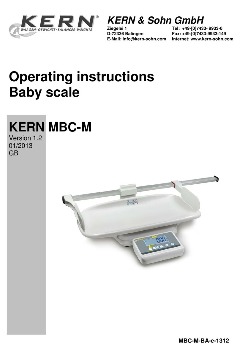 KERN MBC-M User manual