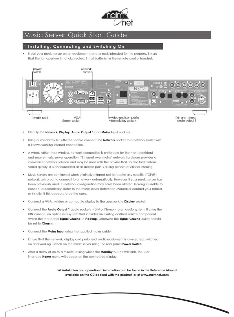 NaimNet 12-001-0061 quick start guide