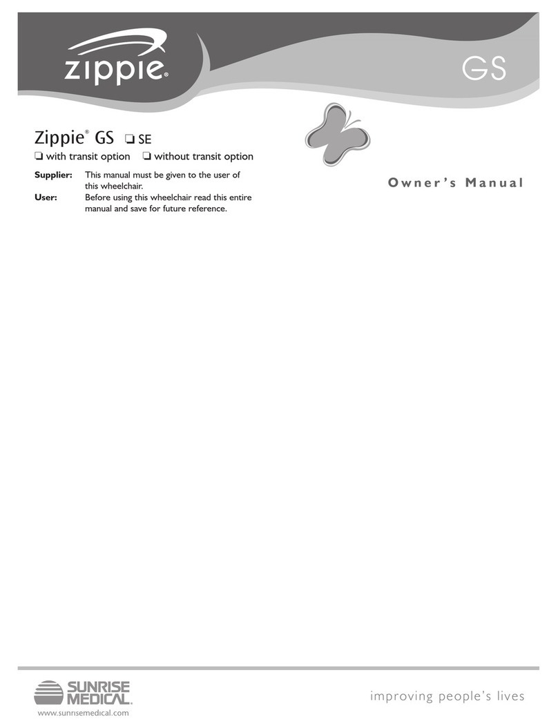 Sunrise Medical Zippie GS User manual