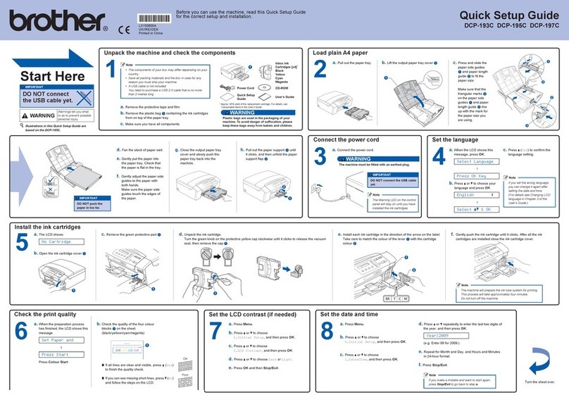 Brother DCP-193C User manual