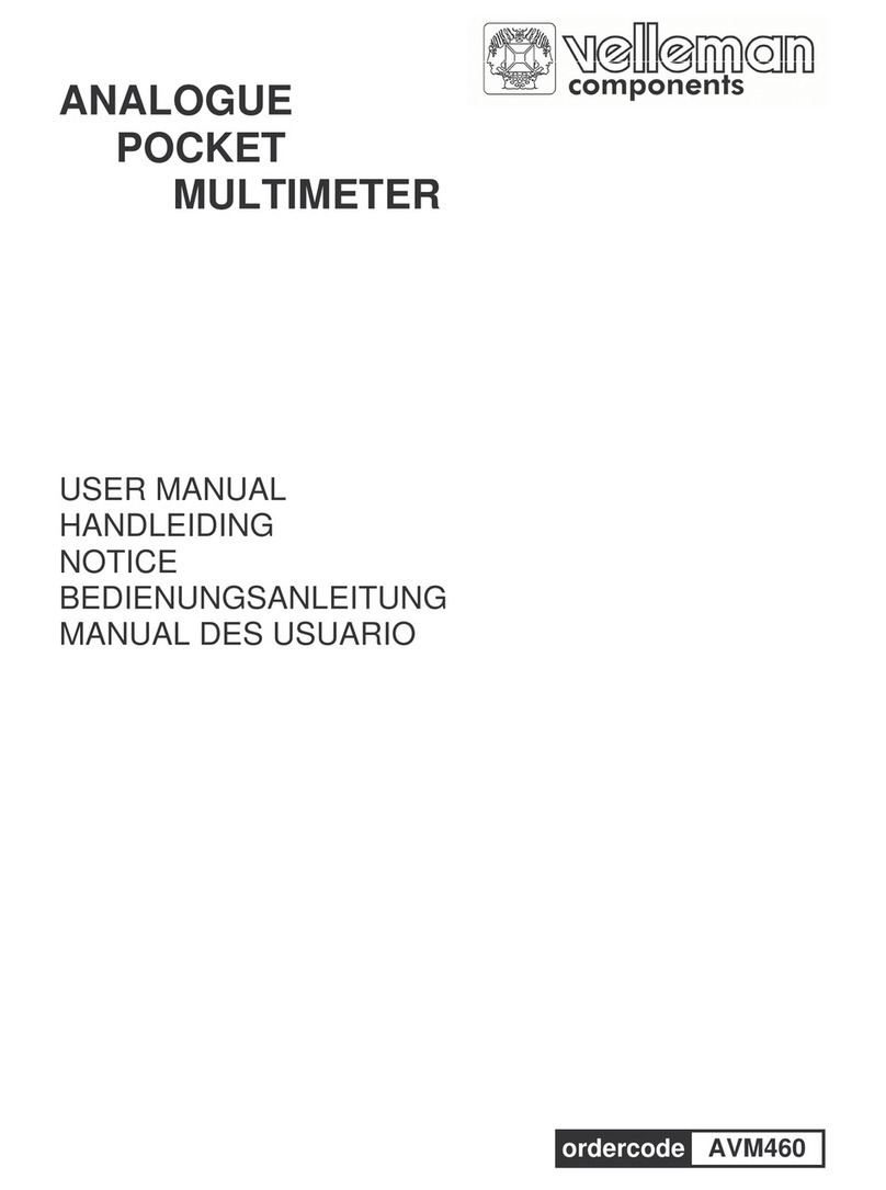 Velleman AVM460 user manual